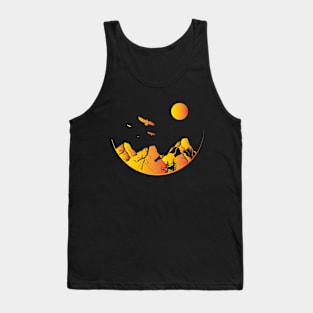 Gradient Sun in the Mountains Tank Top